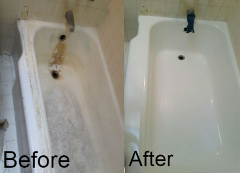 Bathtub Refinishing or Reglazing in Fresno, California 